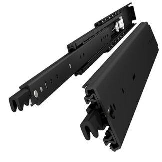 ブラック ロック付き #D76 超重量用スライドレール 900mm Duty引き出しスライド 工業用レー Heavy