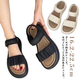女の子 キッズ 子供靴 靴 夏 子供用 シューズ 厚底サンダル コンフォート スポーツサンダル 軽量 結婚式 ピアノ マジックテープ ビーチサンダル 子ども靴 フォーマ サンダル