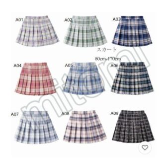 女の子 プリーツスカート jk 制服 スカート チェック柄 卒業式 発表会 卒園式 入学式 子供服 入園式