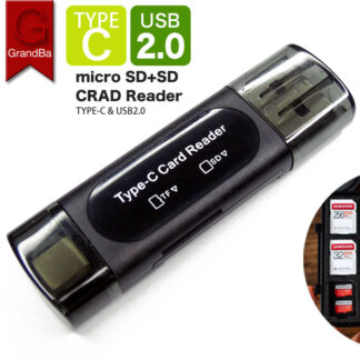 カードリーダー usb type-c microSD SDカードリーダー メモリーカード タイプc マイクロSDカード USB2.0 USB-C リーダーライター