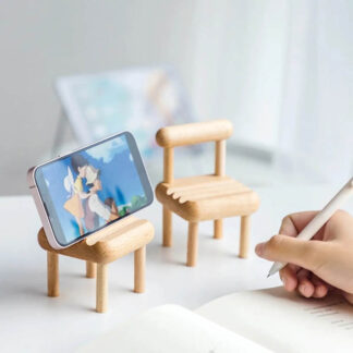 スマホスタンド 卓上 タブレットスタンド 椅子 2点セット iPhone 角度調整 持ち運べ 収納便利 滑り止め 小型 ホルダー 軽量 結婚式 ギフト 可愛い オ プレゼント