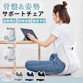 骨盤サポートチェア 姿勢サポートチェア 椅子 座椅子 クッション 姿勢矯正 脊椎保護 猫背予防 猫背防止 骨盤を固める 3 D 座り方を直す