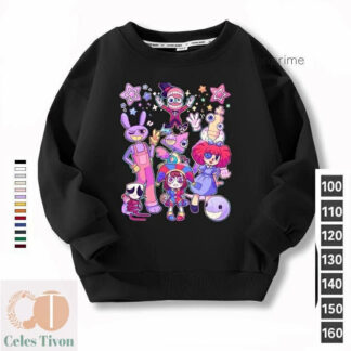 アメイジング デジタル サーカス The amazing digital circus デジタルサーカス 長袖 トレーナー 秋冬アイテム トップス グッズ ぬいぐるみ ギフトステッカー キッズ