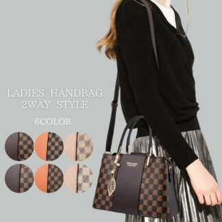 ショルダーバッグ レディース 2way 斜めがけ ハンドバッグ 肩掛け 上品 オシャレ PUレザー カバン 通勤 通学 柄