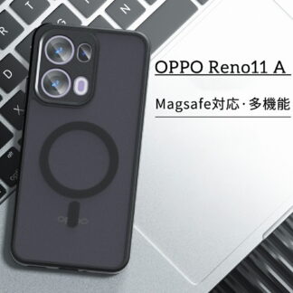 OPPO Reno13 A ケース Reno11 MagSafe 対応 耐衝撃 落下防止 ストラップホール付き Reno11A オッポ スマホケース リノ11 2024