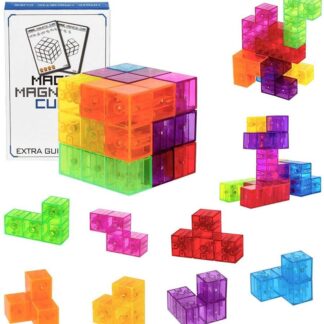 マグネットパズル マグネット キューブ 立体パズル 磁石ブロック ブロック 頭脳ゲーム 子供 女の子 男の子 マグネットおもちゃ 積み木 入園 クリスマス プレゼント 誕生日