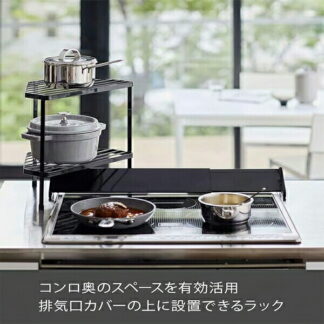 キッチンコーナーの鍋やフライパン用の階層型収納ラック、多機能コンロサイドメタル排水ラック鍋敷き