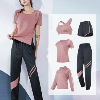 2 3 5 レディース上下セットヨガ服 トレーニングスポーツウェアセットアップジム用カジュアルおしゃれトレンド着回し 6点セット