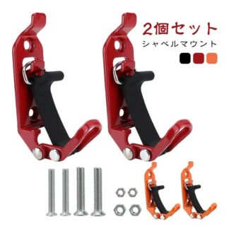 ルーフラック用 シャベルホルダー ツールマウント 金属ゴムクランプ ラック その他 2個セットキャリア
