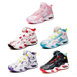 バスケットシューズ ハイカット エアー ジュニア キッズ スニーカー スポーツ ランニングシューズ バッシュ 男の子 女の子 防水