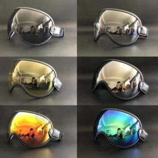 バイク ジェット ビンテージ ヘルメット ゴーグル バブル シールド バイザー チョッパー bell SIMPSON OGK ARAI moto3 新品 Clea スキー
