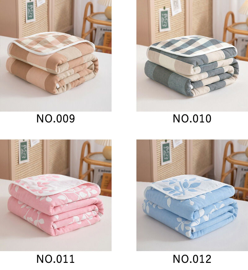 6重 ガーゼケット タオルケット 綿100% セミシングル 120×150cm 夏 コットン 洗える お昼寝 ブランケットひざ掛け 肩掛け お昼寝ケット ベビーケット - 画像 (6)