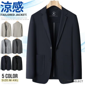サマージャケット メンズ ジャケット テーラードジャケット ビジカジ ジャケットメンズ アウター 接触冷感 涼しい メンズジャケット カジュアル 夏用ジャケット 夏 春夏 夏用 メン 春