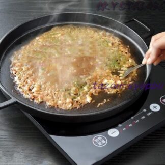 鉄板プレート お好み焼き もんじゃ焼き IH対応 丸型 33cm 円形 卓上コンロ 調理器用28cm 42cm 鉄鋳物製