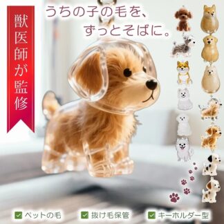 犬 毛 収納 キーホルダー ペット 遺毛 ケース 犬の毛収納ボトル 遺毛入れ 透明カプセル 遺毛ボトル 小動物 保存 思い出 持ち歩き メモリアルグッズ 犬の毛 保存容器 ギフト ペットひげ 抜