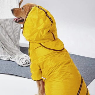小型犬 中型犬 大型犬 レインウェア 犬 レインコート 犬の服 ドッグウェア 雨具 犬服 いぬ 袖あり 雨合羽 防水 反射板付き 梅雨 雪 ポンチョ ドッグ 柴犬 フ アウター