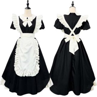 メイド服 コスプレ衣装 半袖 可愛いメイド メイド衣装 ハロウィン 仮装 衣装 コスチューム 大きいサイズ レディース 大人 ハロウィンコスプレ コスプレ 制服 変装 エプロン ゴスロリ 喫茶店