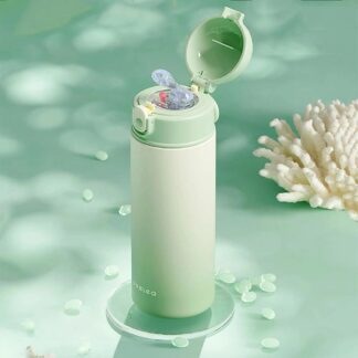 寝たままでも飲める 水筒 かわいい ロック付き マイボトル ストロー付き SUS316 保温 保冷 タンブラー 持ち運び ボトル おしゃれ 真空断熱 ジュース コーヒー お茶 通学 通勤 ジム