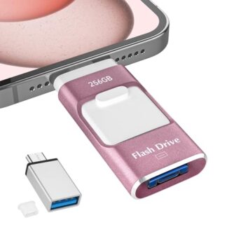 USBメモリ 256GB アプリ不要 アルバムから写真保存４in1 iPhone対応 スマホ データ保存 外付け iOS Type-C 大容 USB搭載 Micro USB