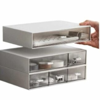 レターケース 小物入れ引き出し 書類ケース 小物収納ボックス 卓上 文房具 化粧品 事務用品 収納ボックス 卓上小物ケース 三段