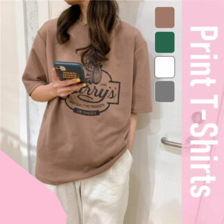 半袖 Tシャツ レディース アメカジ カットソー トップスTシャツ プリント