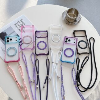 iPhone17 ケース ショルダー magsafe クリア リング付き 17air 17pro 17promax iphone16 16promax iphone15 1 16pro