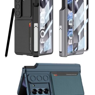 galaxy z fold6 ケース sペン収納 カード収納 液晶保護 サムスン ギャラクシーゼットフォールド6ケース レンズ保護 スライド式 傷防止 耐衝撃 Samsung保護ケース スタンド機能