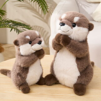 カワウソ ぬいぐるみ 水 かわいい リアル ふわふわ 癒し 抱き枕 子供 玩具 プレゼント クレーンゲーム風 対象年齢：6 歳以上 景品