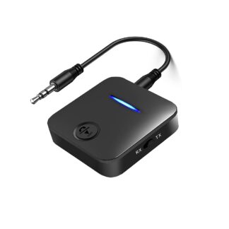 Bluetooth トランスミッター レシーバー 一台二役 Bluetooth送信機 受信機 2IN1 オーディオ ブルートゥース 送信機 3.5mmオ 通話機能
