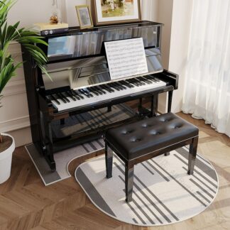 ピアノマット ピアノ椅子マット 防音 ピアノ 防音マット 静音マット アップライトピアノ用 フロアマット 音漏れ対策 騒音対策 カーペット 防振 防傷 高耐久仕様 安心使用可能 高品質素材で長