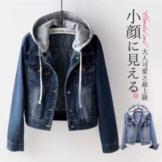 パーカー レディース デニムジャケット フード付き トップス 羽織 スウェット UVカット 長袖 紫外線 冷房対策 スリム おしゃれ 秋 夏 春