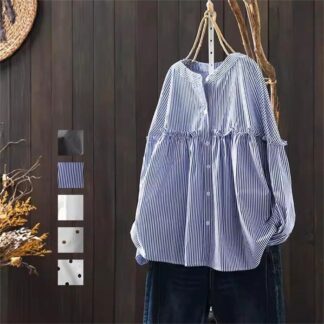 レディース シャツ ブラウス 長袖 ロング チュニック トップス aライン 大きい サイズ カジュアル 夏 新色 追加 春