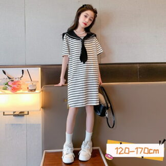 キッズ ワンピース 夏 子供服 女の子 可愛い 大きいサイズ 韓国子供服 おしゃれ 小学生 中学生 高校生 きれいめ 通学 通園 幼稚園 中学校 120cm 130cm 140cm 小学校