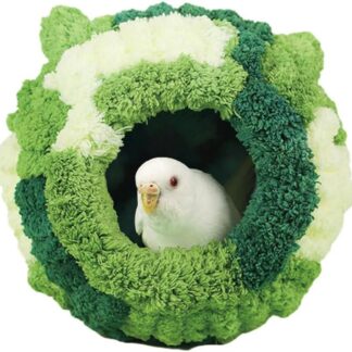 鳥 ベッド 文鳥 巣 インコ 寒さ対策 保温 ぬいぐるみ鳥の巣 鳥たちの寝床 セキセイインコ 片側開放型 暖かい 手編み 丸い穴トンネル 小さな鳥のための丸いハウス ふわふわ