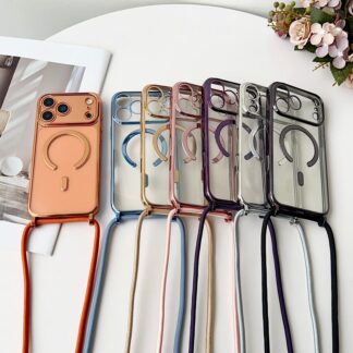 iPhone17 ケース ショルダー magsafe 17pro 17air 17promax iphone16e iphone16 クリア 16plus 16promax iph 16pro