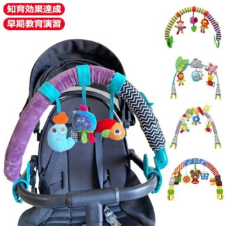 ベビー おもちゃ ぶら下げ 寝かしつけ グッズ ベビーカーおもちゃ ぶら下げ玩具 ぬいぐるみ 音鳴り 聴覚に刺激 ベッドクリップ 挟むだけ メリーベビーぶら下げベル おでかけ挟むだけ