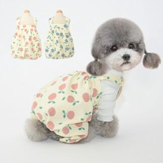 春夏秋 夏服 春服 犬部屋着 ルームウェア 重ね着 つなぎ 犬用 ペット服 犬用サロペット カバーオール サロペット ドッグウェア