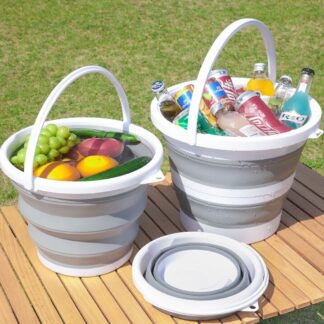 折りたたみ バケツ 10L バケット 洗い桶 大容量 取っ手付き 災害時備え品 洗濯 コンパクト 洗車 釣り 掃除 園芸 アウトドア