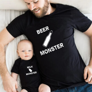 親子ペアルック赤ちゃんペアtシャツおもしろいリンクコーデ半袖トップス家族お揃いママ娘ベビー服レディース撮影プレゼント母の日父の日こどもの日運動会家族写真