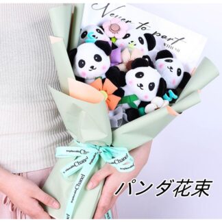 永生花 ソープフラワー ギフトパンダ 枯れない花 造花 パンダ入り 花束 プレゼントバラ バレンタイン 母の日 誕生日 結婚記念日 卒業式 お祝い