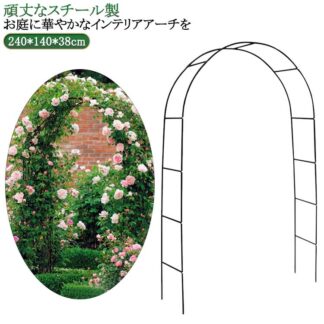 ばら バラアーチ ガーデンアーチ 家庭菜園 支柱 薔薇 簡単 園芸支柱 diy バラ 菜園 アーチ つるバラ 組み立て 花立て ローズアーチ 花 園芸 ガーデニング用 誘引