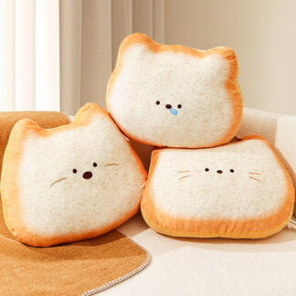 猫 食パン 抱き枕 ぬいぐるみクッション もちもち ふわふわ 枕 背当て 抱きまくら かわいい ルームインテリア 誕生日 プレゼント 大きめ