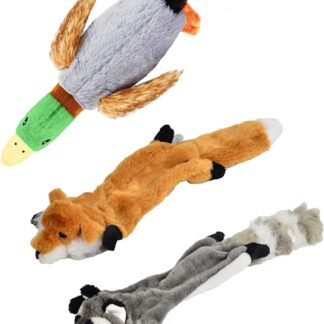 ペットおもちゃ 3つセット 犬用音が出る ぬいぐるみ製 インタラクティブトレーニング 中型犬用 大型犬用知育玩具 小型犬用