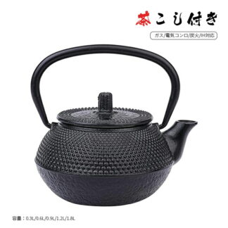 鉄瓶 南部鉄器 鉄瓶兼用急須 鋳物 茶こし付き 茶道道具 IH対応 直火可 鉄製鉄瓶 鉄やかん