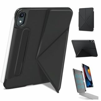 iPad mini7 ケース 超薄型 mini6 磁気吸着式 8.3インチ 軽量 横縦スタンド 折りたたみ式 角度調整 エッジ保護