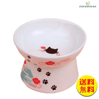 ペット フードボウル 猫食器 陶器 犬 犬用 食器台 食事 猫 餌入れ 猫用 水入れ ねこ 犬猫 皿 ペット用 器 犬用食事用品 脚付 子猫 餌皿 食器 ご飯