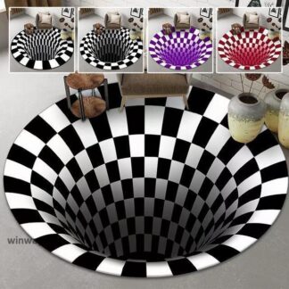 玄関マット 3D ラグマット カーペット ラグ 玄関マット風水 錯覚トリックアート 60x60 新作 室内用玄関マット 室内 屋内 北欧 洗える モダン おしゃれ リビング