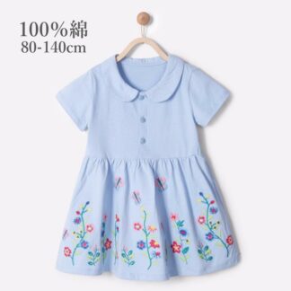 ベビー服 女の子 ワンピース 100%綿 夏服 半袖 80 90 キッズ おしゃれ 夏 子供服 ドレス 可愛い 100 120 130 140 110