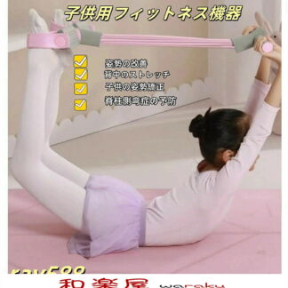 子供の姿勢矯正に最適な子供用エクササイザー 背中ストレッチで姿勢改善 脊柱側弯症予防 キッズ用滑り止め付き弾性背筋サポート器具 子供の姿勢矯正に最適な子供用エ