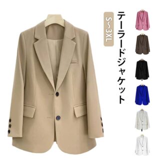 ジャケット 春 テーラードジャケット レディース 夏 スーツ 春服 スーツジャケット フォーマル シャツジャケット カジュアル 洗える 薄手 スプリングコート オフィス 通勤 軽量 サマージ